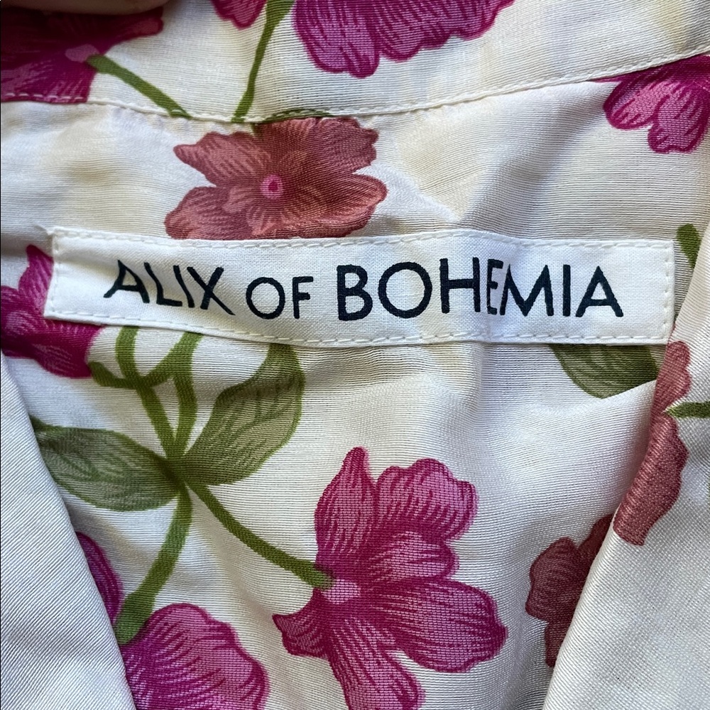 Alix Of Bohemia Stevie Camellia coin shirt! Handmade. NWT! Perfect for summer. - Picture 2 of 16
